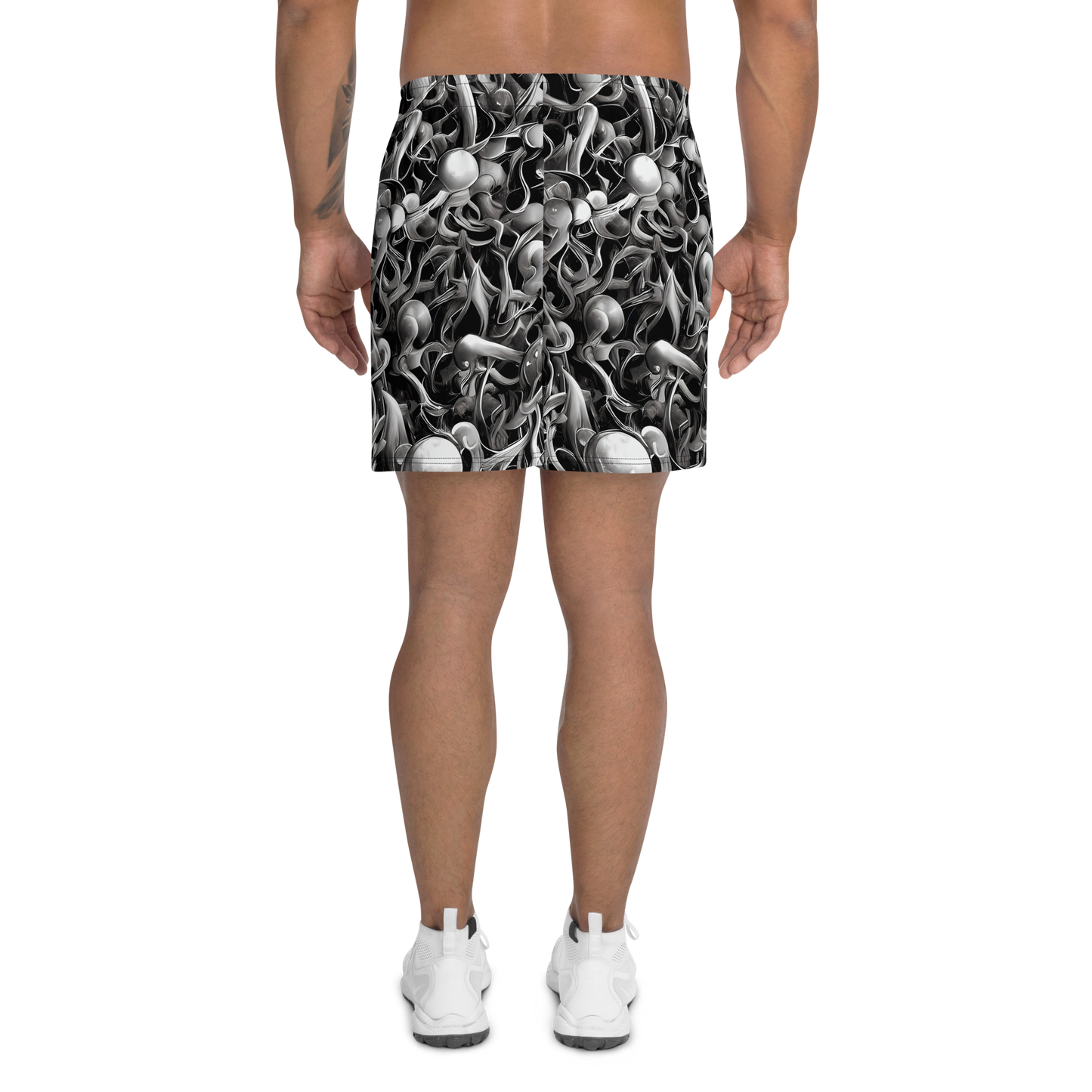 Men's Athletic Shorts - Fluid Monochrome