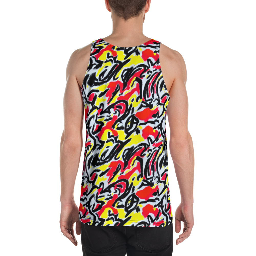 Men's Tank Top - Cosmic Brushstrokes