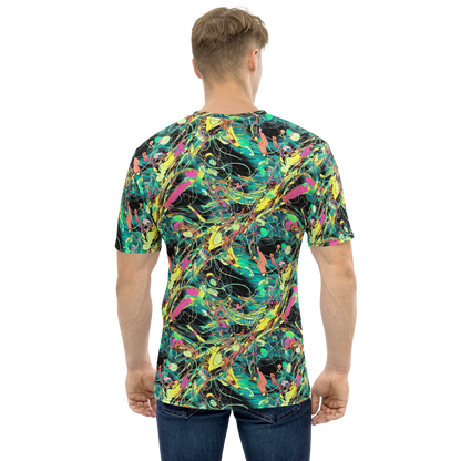 Men's Crew Neck T-Shirt - Cyborg Whirl