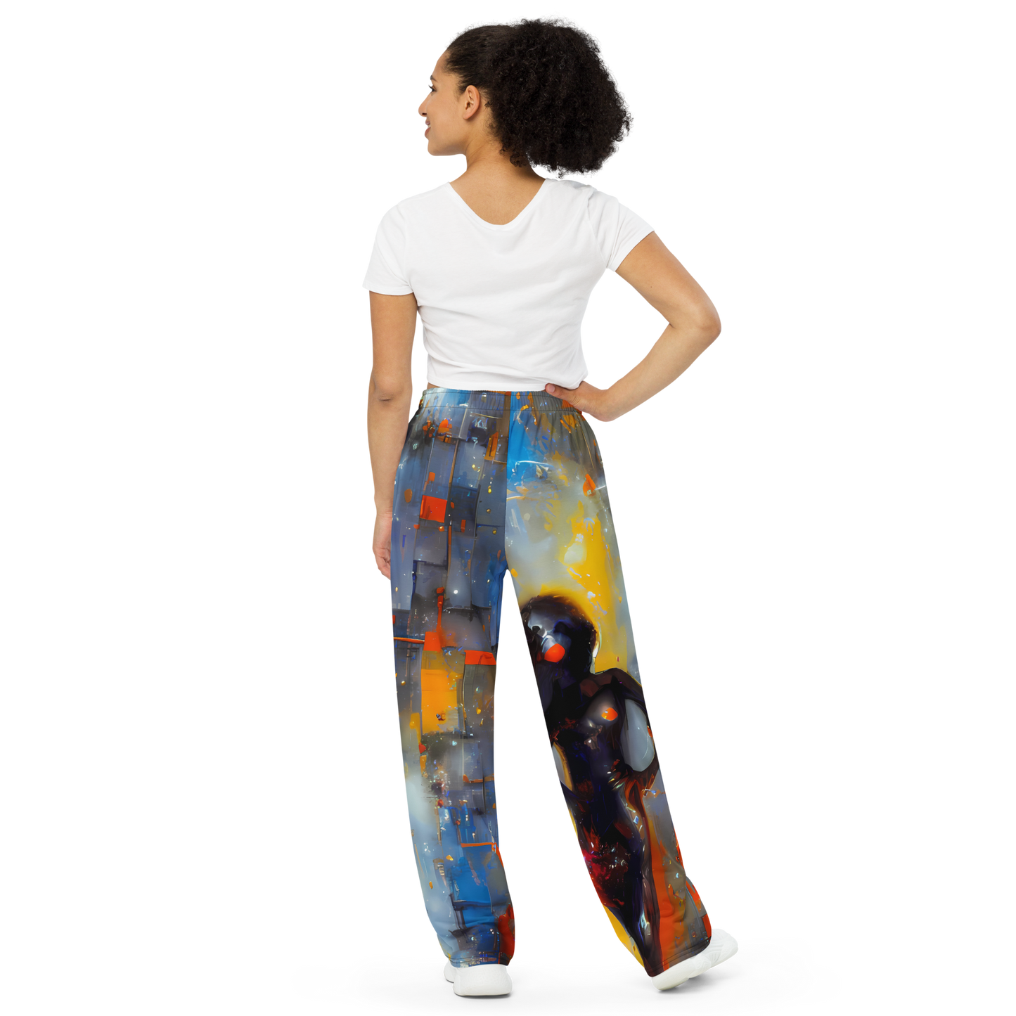 Wide-Leg Pants - Neoblock Fusion