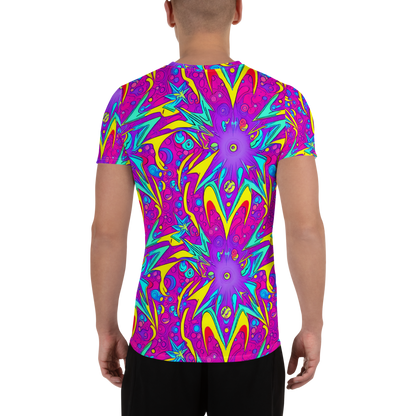 Men's Athletic T-Shirt - Nebula Radiance