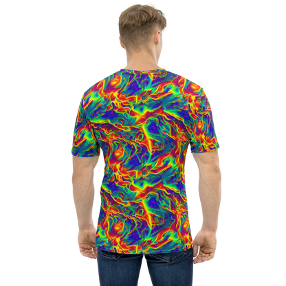 Men's Crew Neck T-Shirt - Nebula Symphony