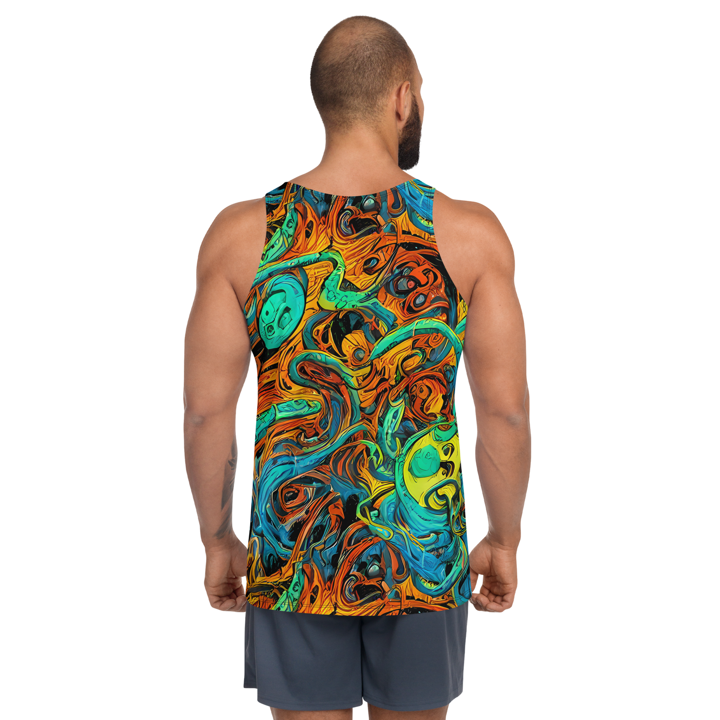 Men's Tank Top - Flaming Mirage