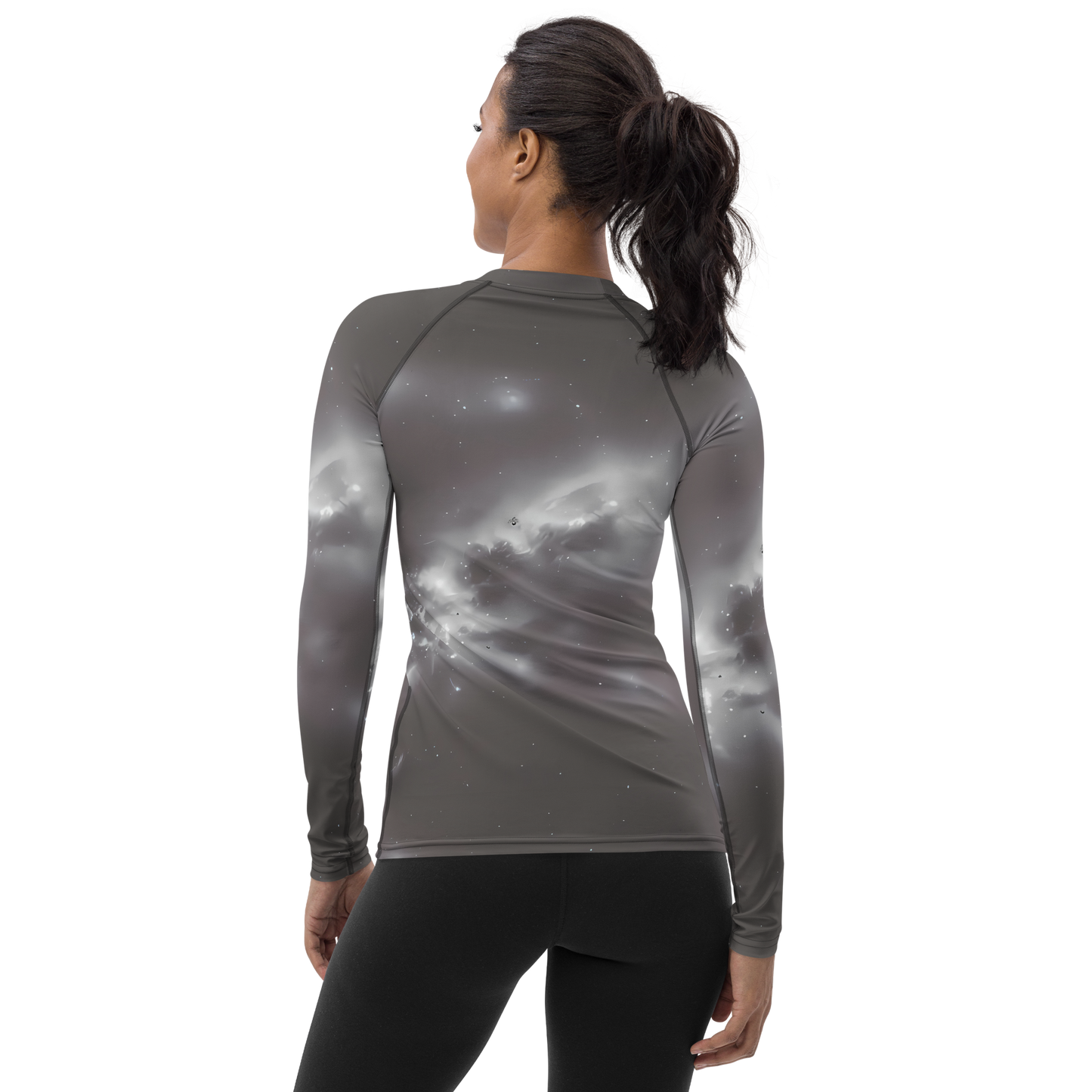 Women's Rash Guard - Silver Nebula