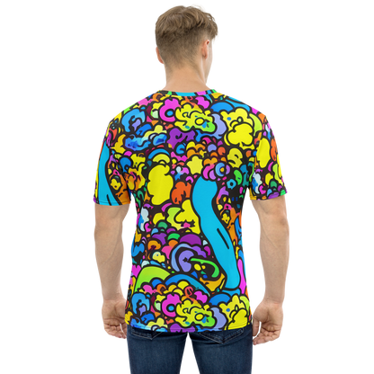 Men's Crew Neck T-Shirt - Kaleidoscope Garden