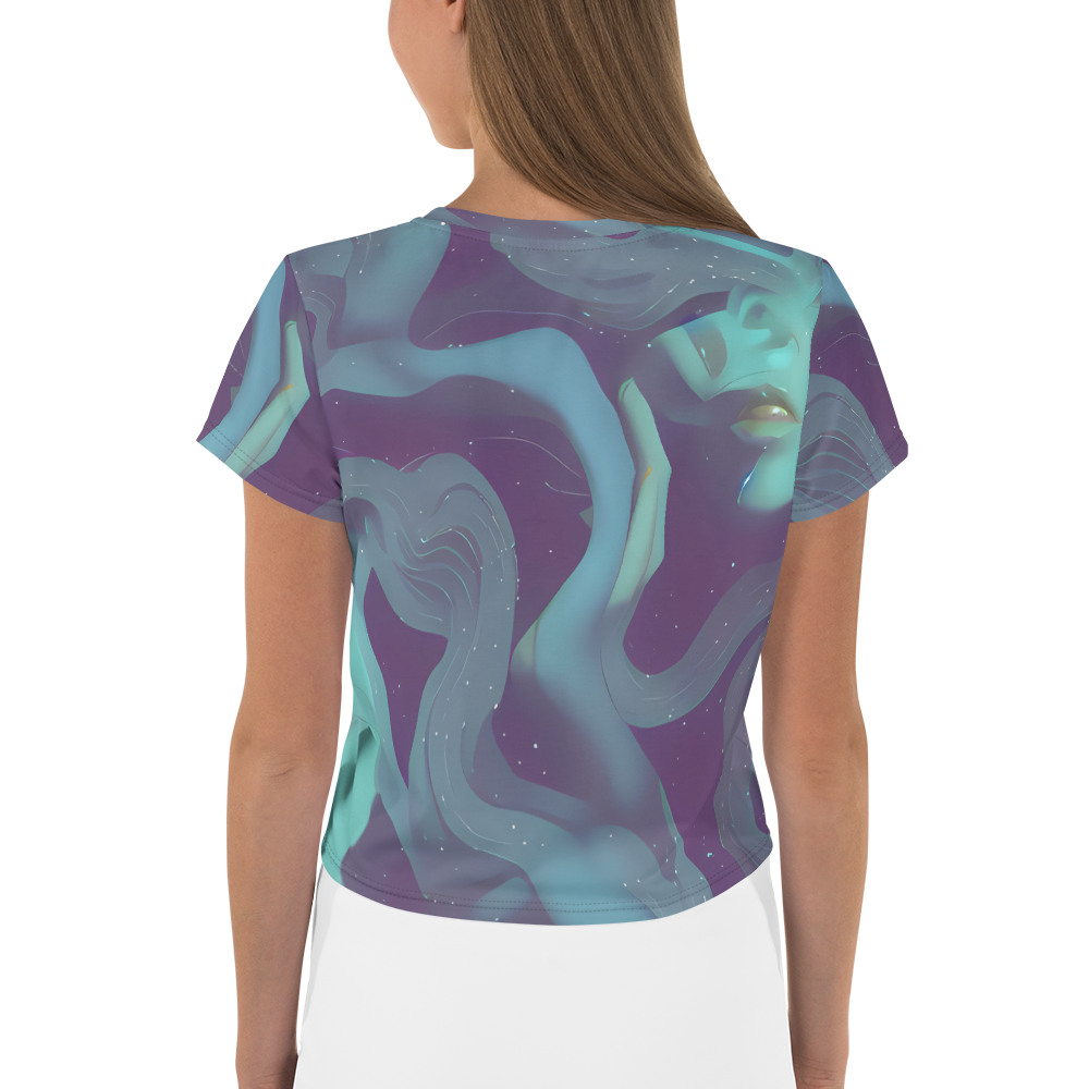 Women's Crop Tee - Ethereal Dreamscape