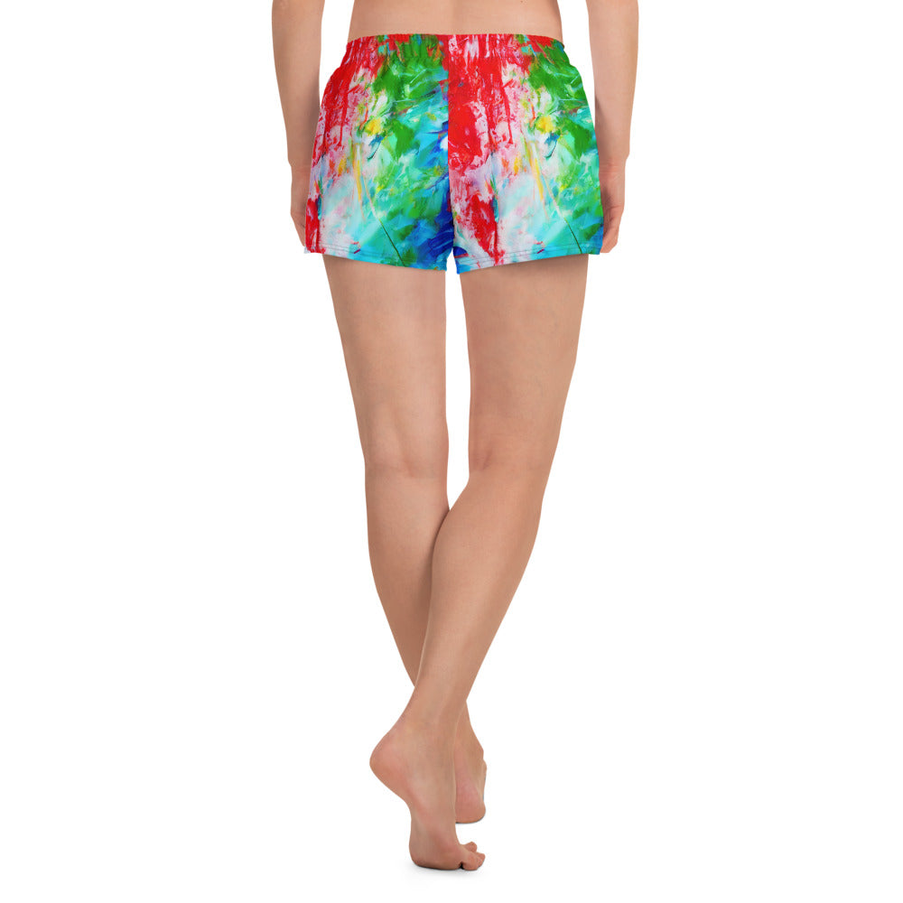 Women’s Athletic Shorts - Eclectic Breeze
