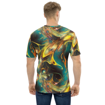 Men's Crew Neck T-Shirt - Elegant Whirl