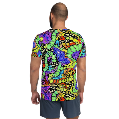 Men's Athletic T-Shirt - Frostwork Fantasy