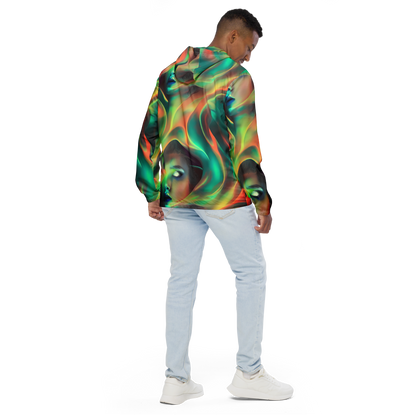 Men's Windbreaker - Soulfire Embrace