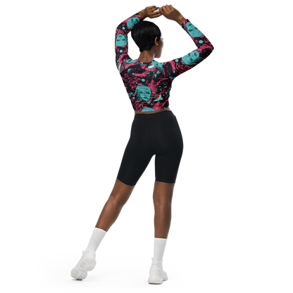 Long Sleeve Crop Top - Spectral Dreamer