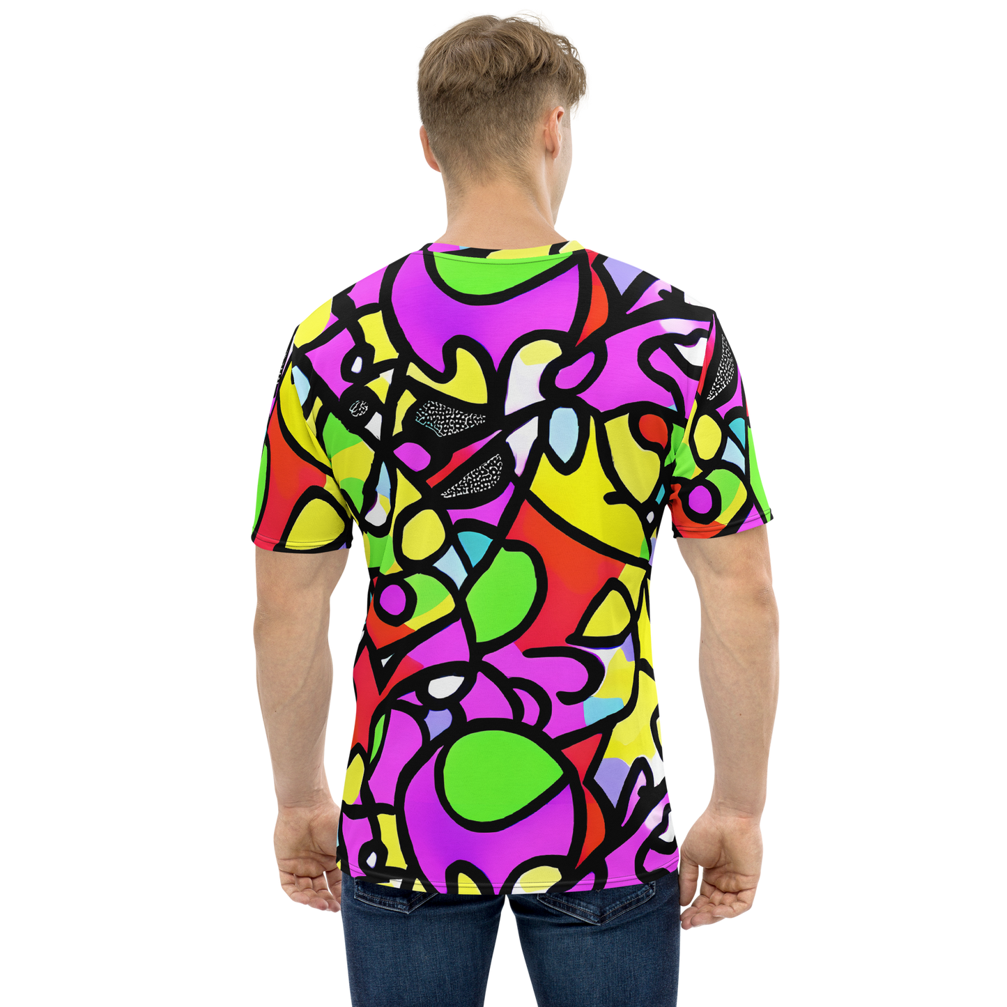 Men's Crew Neck T-Shirt - Vivid Serenade