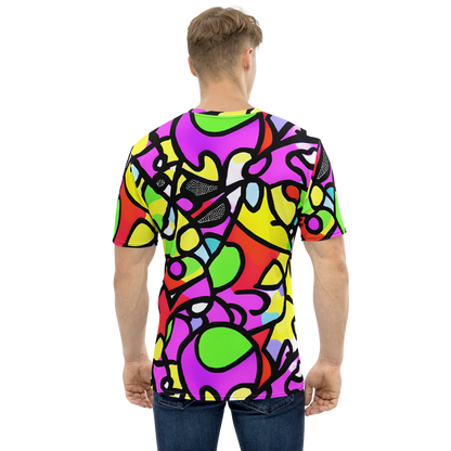 Men's Crew Neck T-Shirt - Vivid Serenade