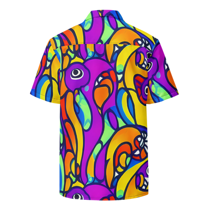 Button Shirt - Kaleido Fish