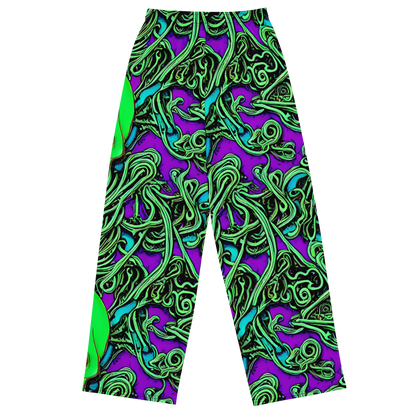 Wide-Leg Pants - Ghostly Labyrinth