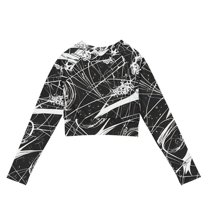 Long Sleeve Crop Top - Void Vortex