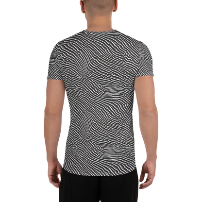 Men's Athletic T-Shirt - Hypnotic Waves
