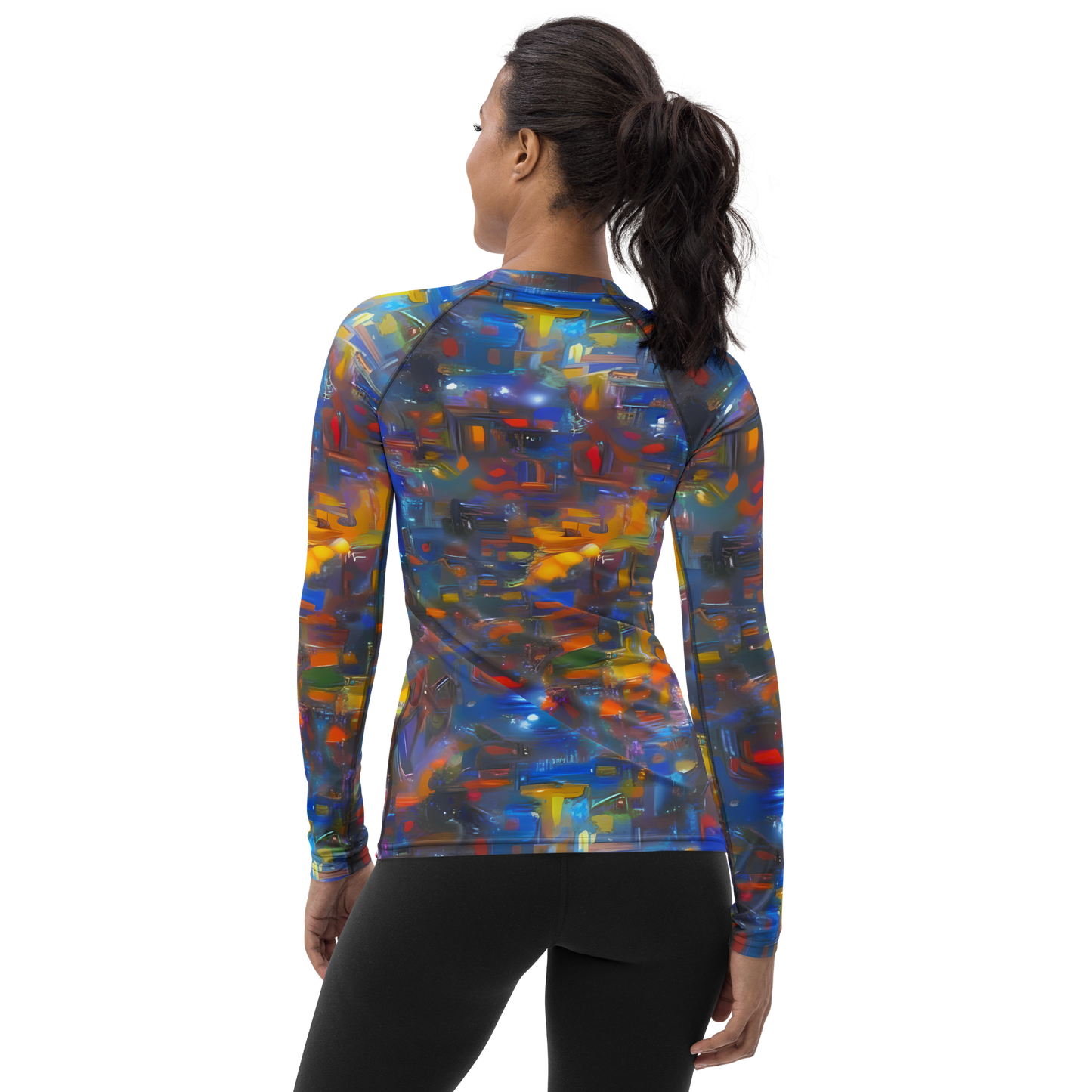 Women's Rash Guard - Abstract Conflux