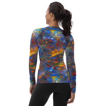 Women's Rash Guard - Abstract Conflux