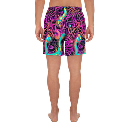 Men's Athletic Shorts - Neon Drizzle