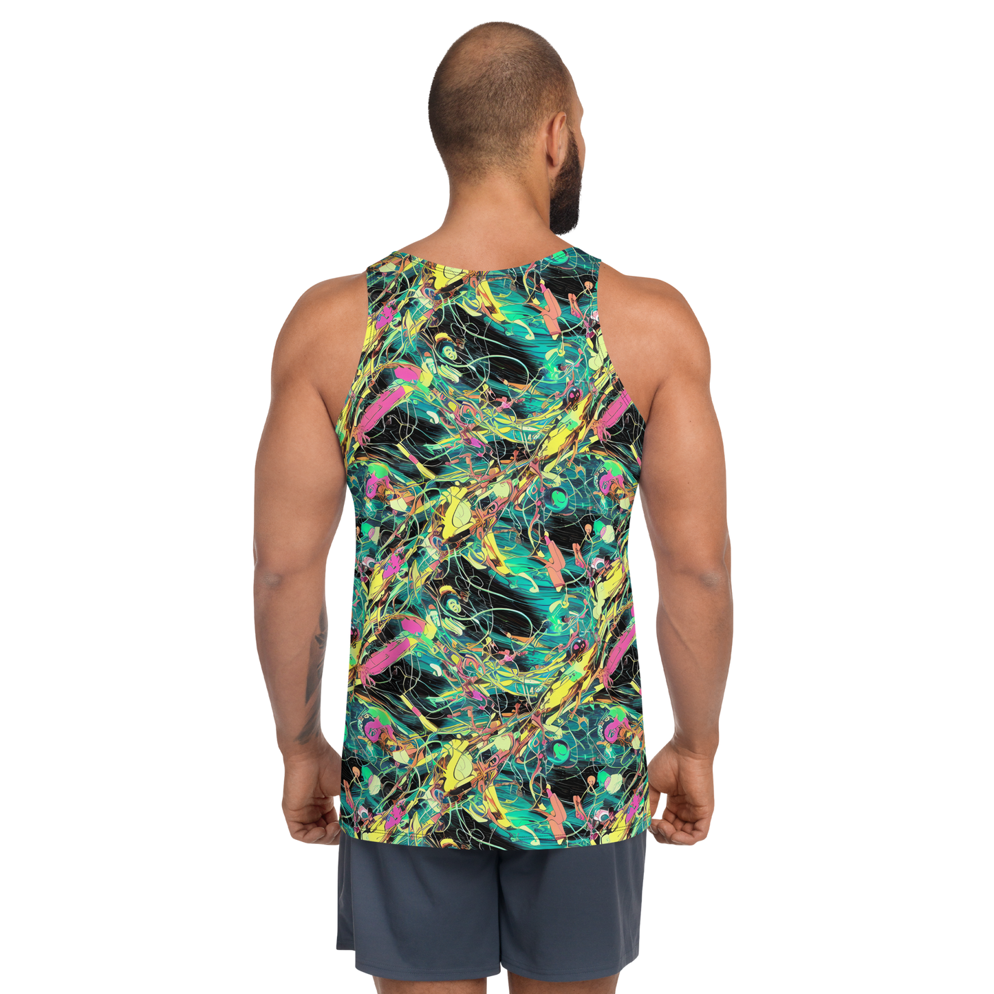 Men's Tank Top - Cyborg Whirl