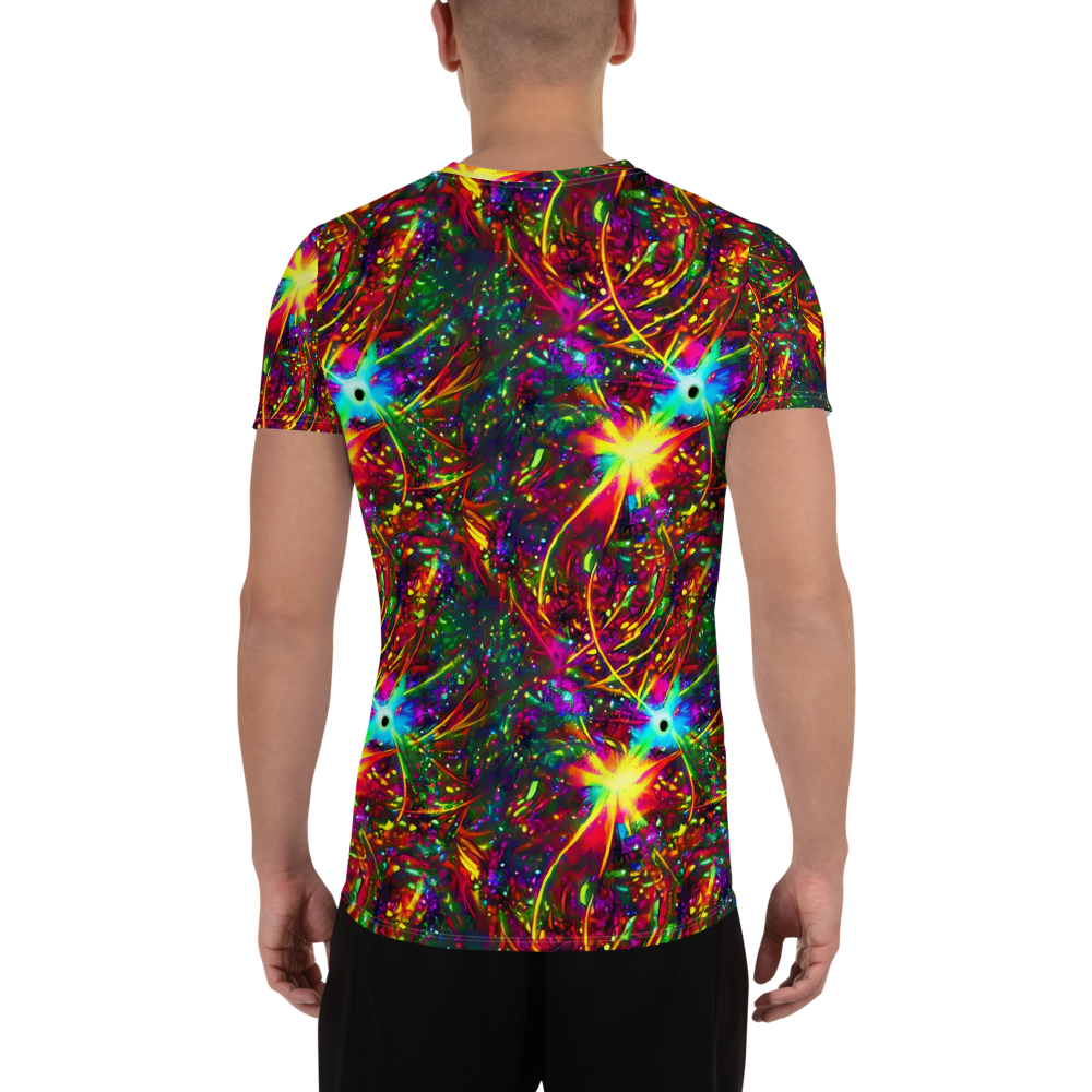 Men's Athletic T-Shirt - Stellar Burst