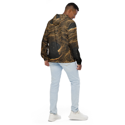 Men's Windbreaker - Gilded Reverie