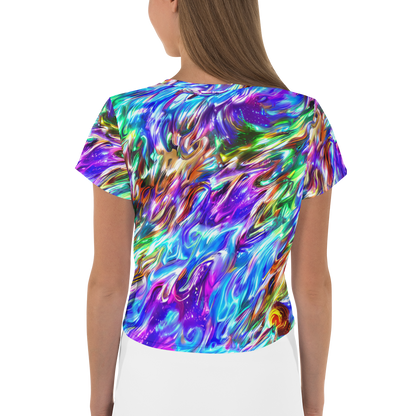 Women's Crop Tee - Faini Whirlwind