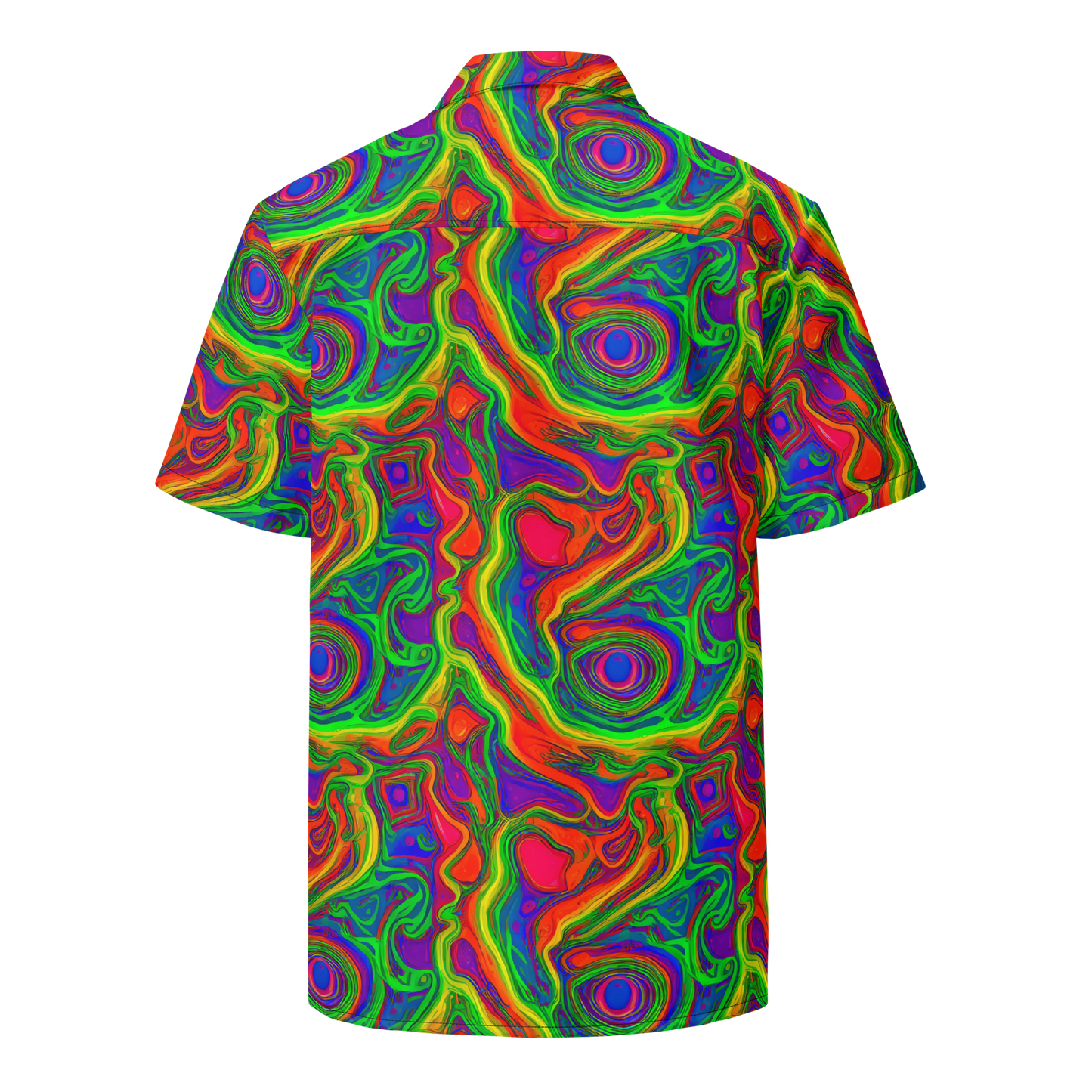 Button Shirt - Psychedelic Waves