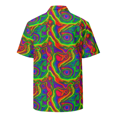 Button Shirt - Psychedelic Waves