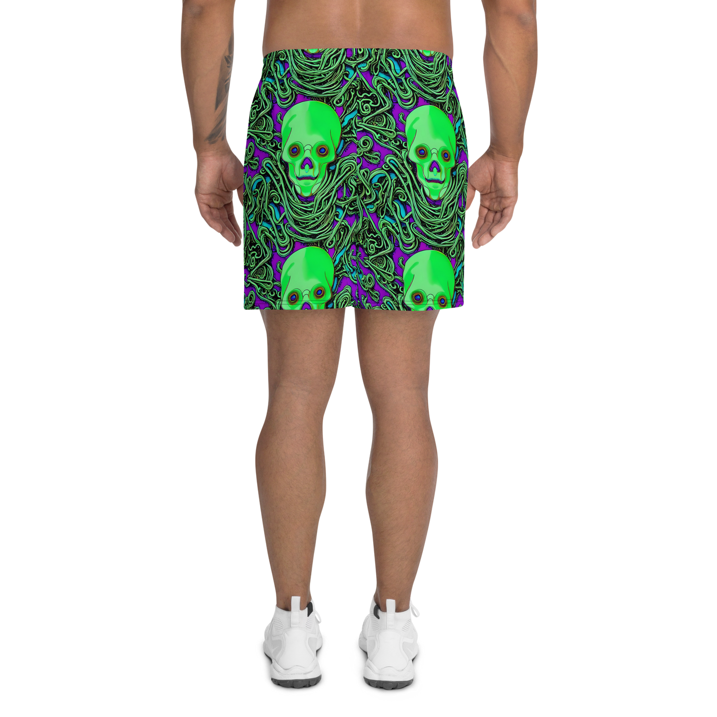 Men's Athletic Shorts - Ghostly Labyrinth