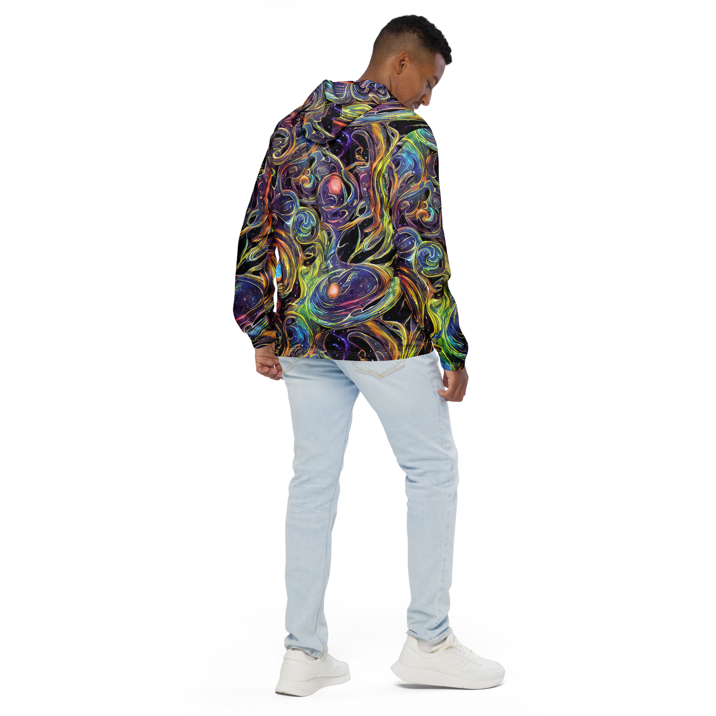 Men's Windbreaker - Lebacq Swirl