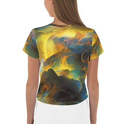 Women's Crop Tee - Ethereal Glow