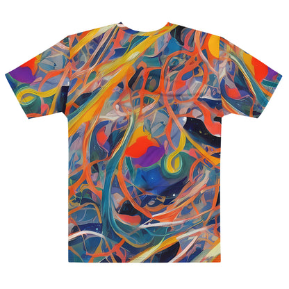 Men's Crew Neck T-Shirt - Vivid Tangle