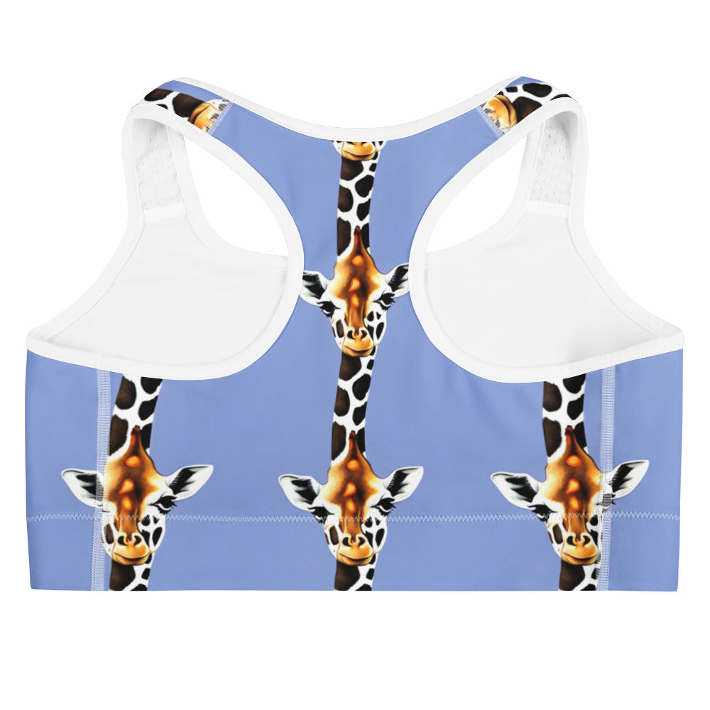 Sports Bra - Giraffe Glow
