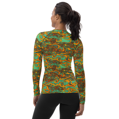 Women's Rash Guard - Nebula Nodes