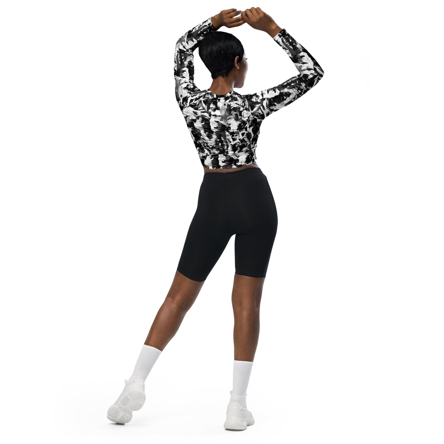 Long Sleeve Crop Top - Timeless Echoes