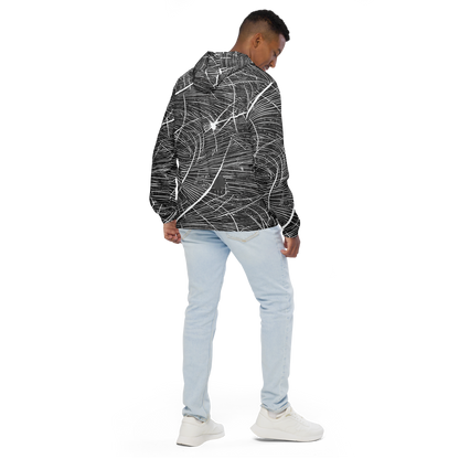 Men's Windbreaker - Silver Echo