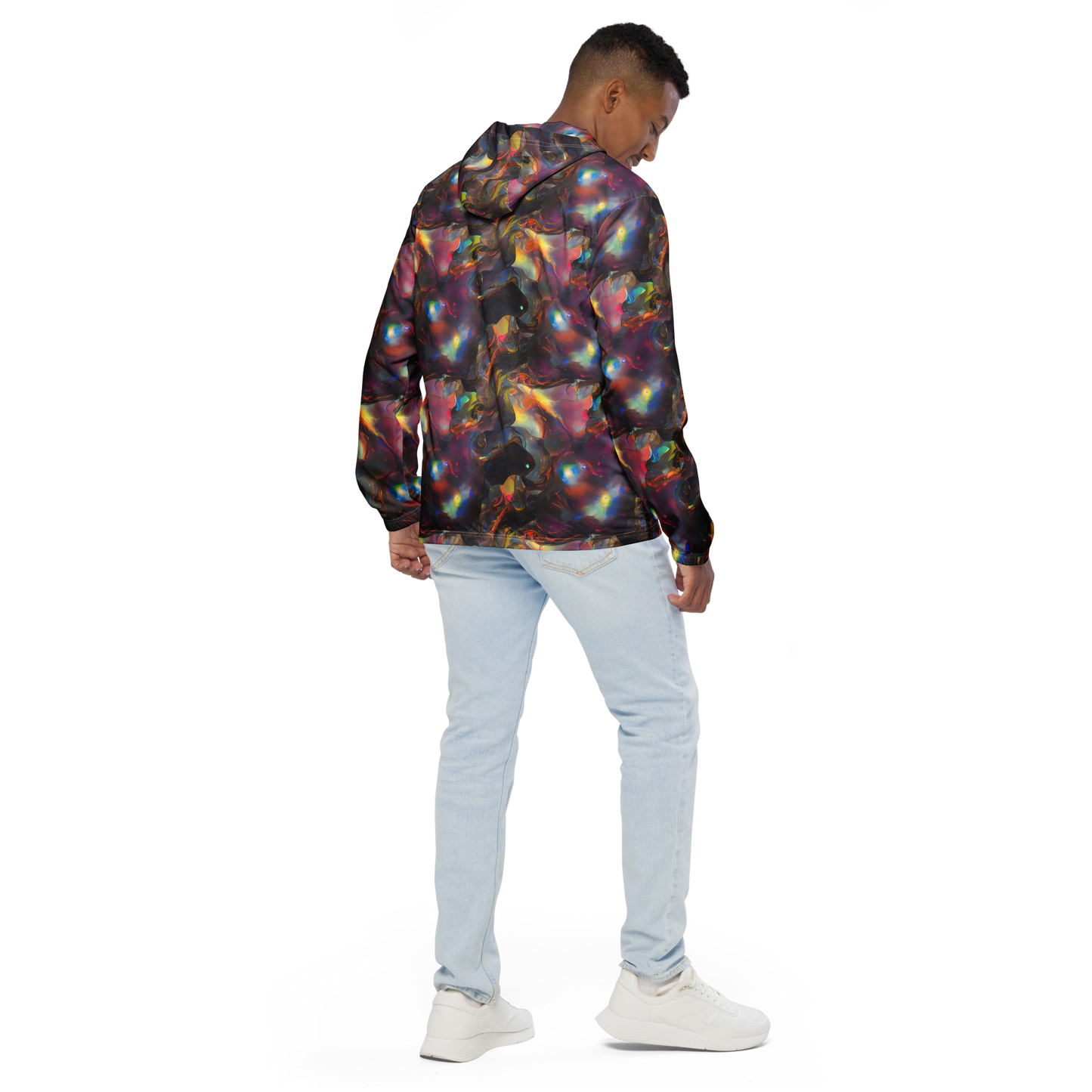 Men's Windbreaker - Cosmic Fusion