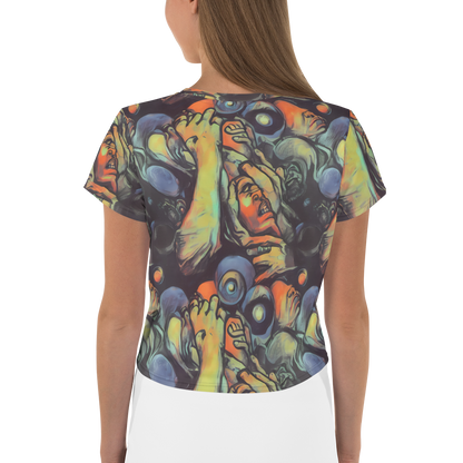 Women's Crop Tee - Cosmic Scream