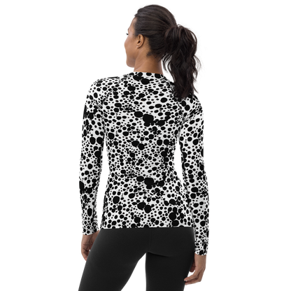 Women's Rash Guard - Dappled Shadow Dance