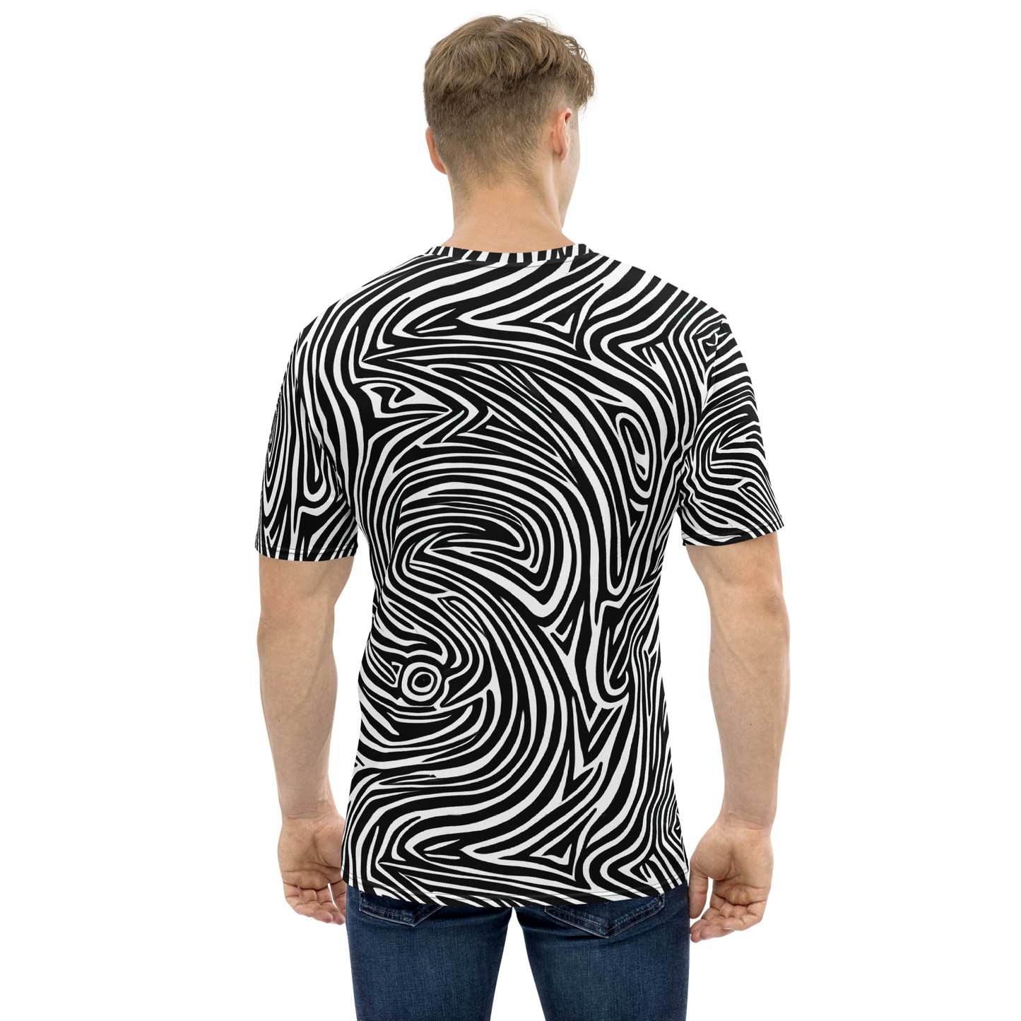 Men's Crew Neck T-Shirt - Vortex Veins