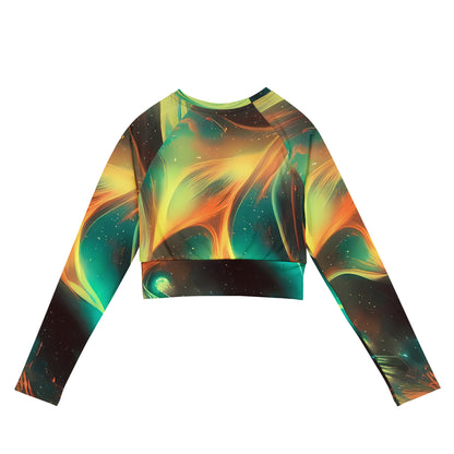 Long Sleeve Crop Top - Templar Echo