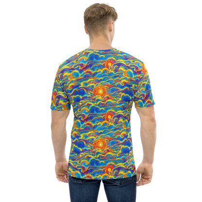 Men's Crew Neck T-Shirt - Chroma Ripple