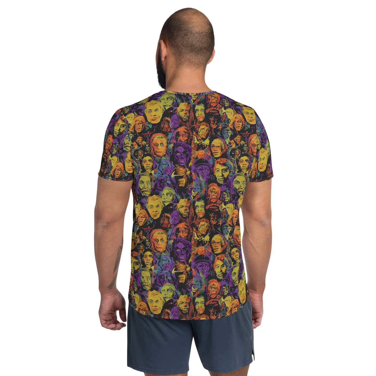 Men's Athletic T-Shirt - Kaleidoscopic Spirits