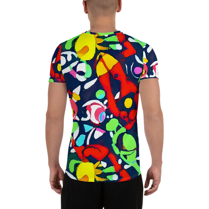 Men's Athletic T-Shirt - Chagall's Dream