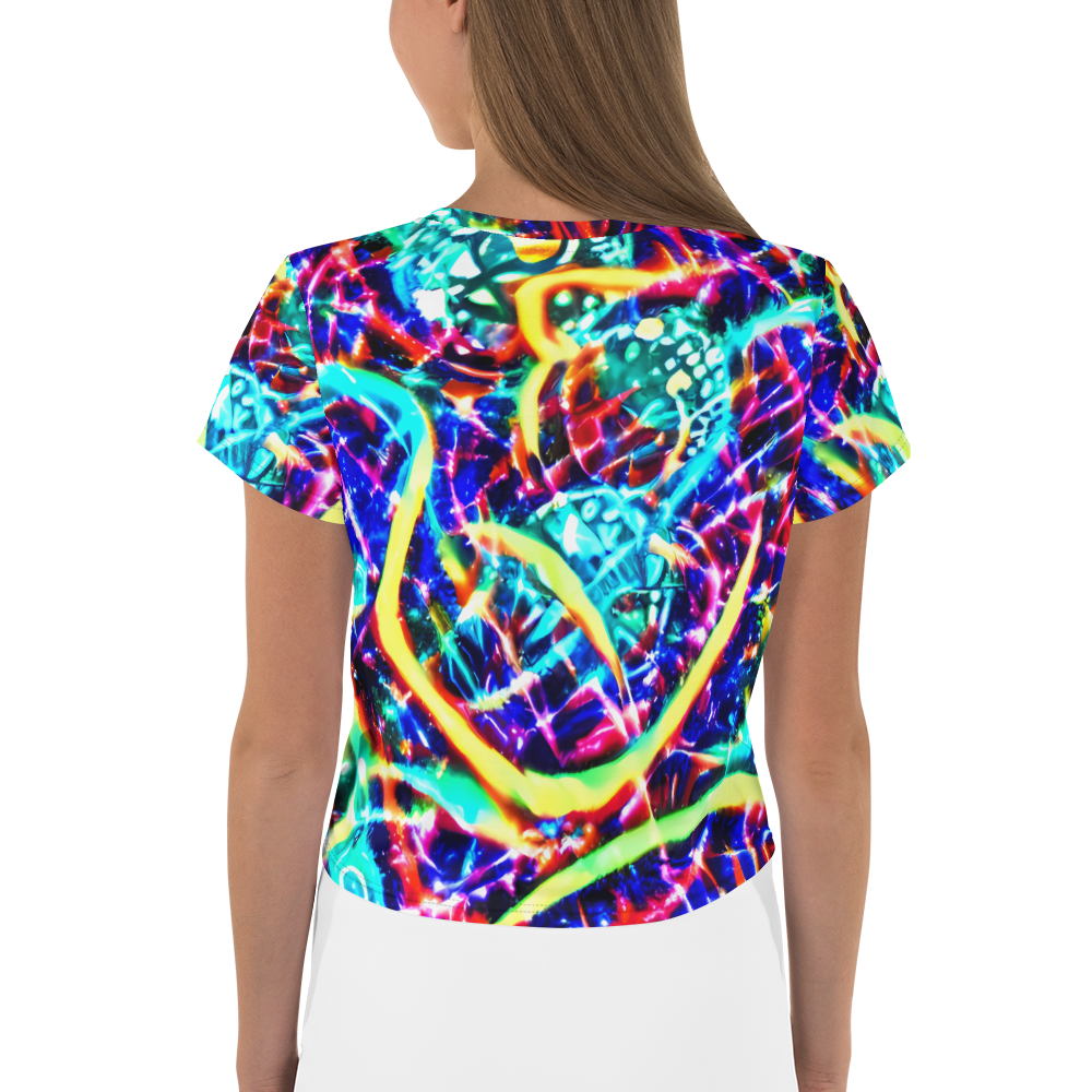 Women's Crop Tee - Fynesian Galaxy
