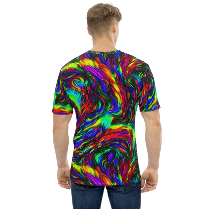 Men's Crew Neck T-Shirt - Calraet Swirl