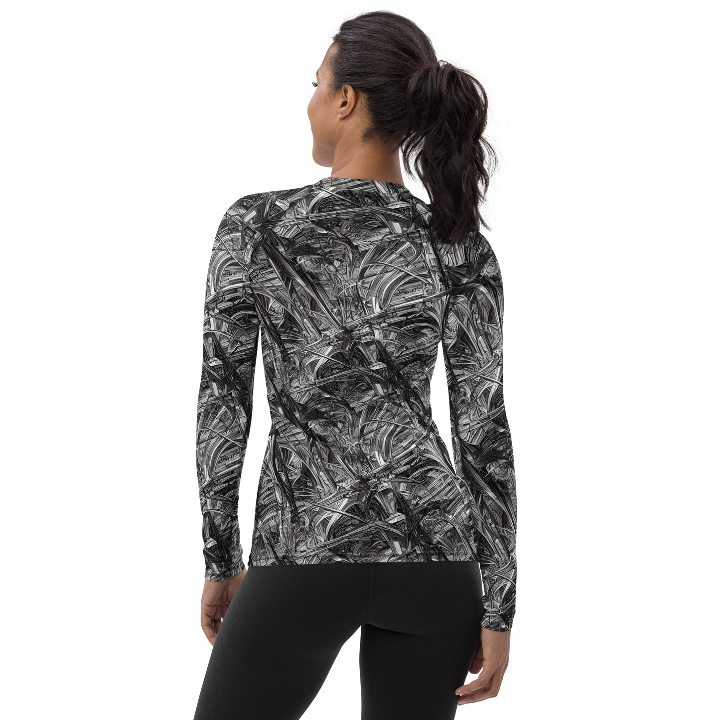 Women's Rash Guard - Gothic Whirlwind