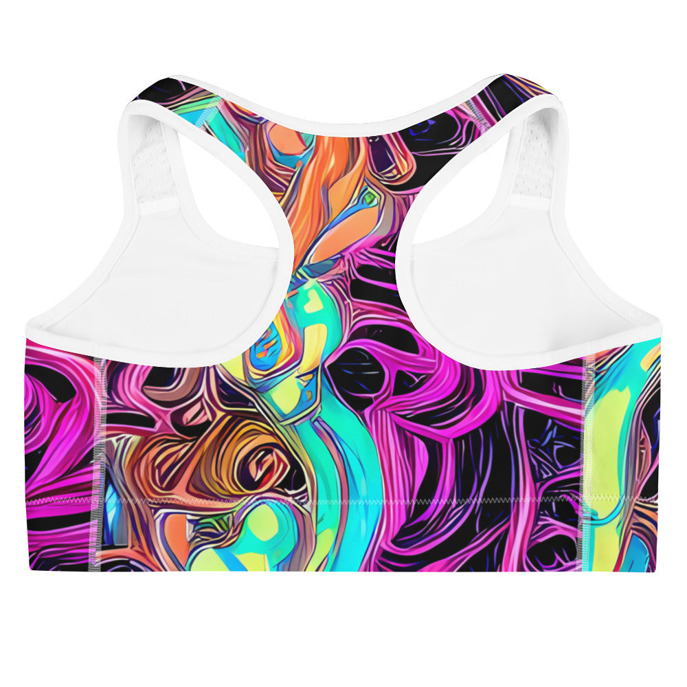 Sports Bra - Neon Drizzle
